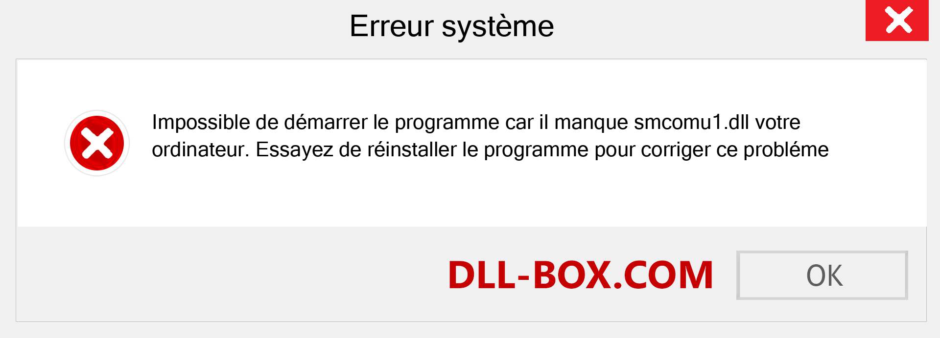 Le fichier smcomu1.dll est manquant ?. Télécharger pour Windows 7, 8, 10 - Correction de l'erreur manquante smcomu1 dll sur Windows, photos, images